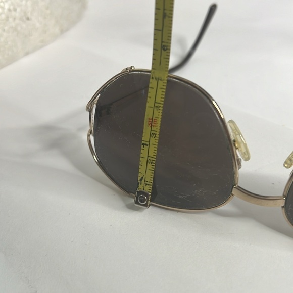 Vintage Christian Dior Eyeglasses Sunglasses Goldtone Frames - Picture 12 of 13